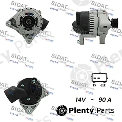 Sidat A12BH0382A2 — Alternator