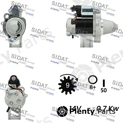 Sidat S12DE0516A2 — Starter