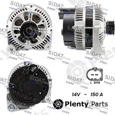 Sidat A12VA0053A2 — Alternator