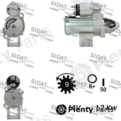 Sidat S12VA0342A2 — Starter