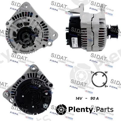 Sidat A12BH1280A2 — Alternator