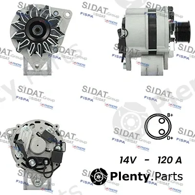 Sidat A12ML0100A2 — Alternator