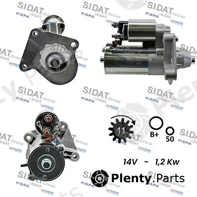 Sidat S12VS0193A2 — Starter