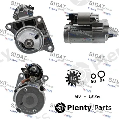 Sidat S12DE0846 — Starter