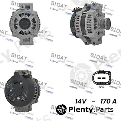 Sidat A12DE0789A2 — Alternator