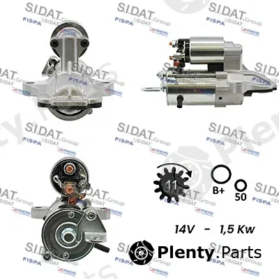Sidat S12VS0367A2 — Starter