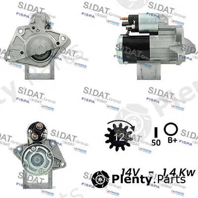 Sidat S12MH0218A2 — Starter