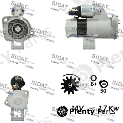 Sidat S12VA0250A2 — Starter