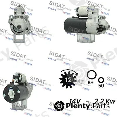 Sidat S12BH0743A2 — Starter