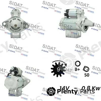 Sidat S12DE0227A2 — Starter