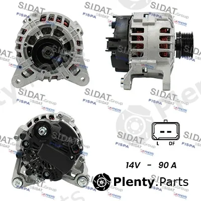 Sidat A12VA0425A2 — Alternator