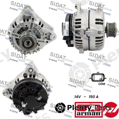Sidat A12BH0291AS — Alternator ARMAN