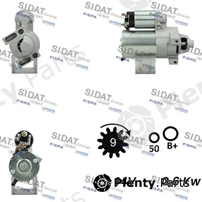 Sidat S12DR0375A2 — Starter