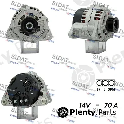 Sidat A12BH1038A2 — Alternator