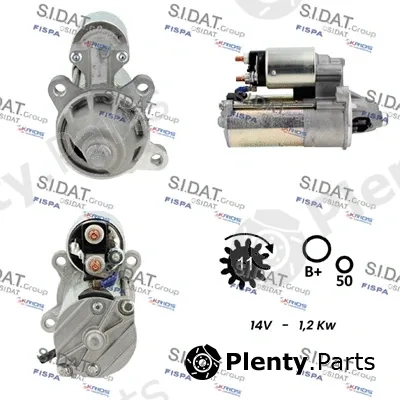 Sidat S12VS0696 — Starter