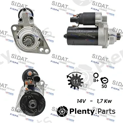 Sidat S12BH0117A2 — Starter
