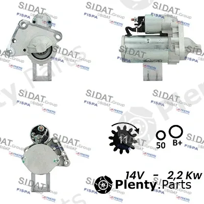 Sidat S12VA0153A2 — Starter