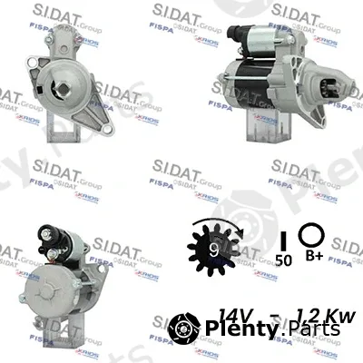 Sidat S12DE0513A2 — Starter