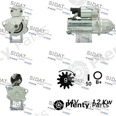 Sidat S12DR0655A2 — Starter