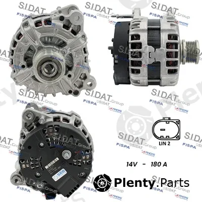 Sidat A12BH0256 — Alternator