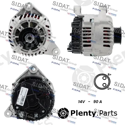 Sidat A12VA1169A2 — Alternator