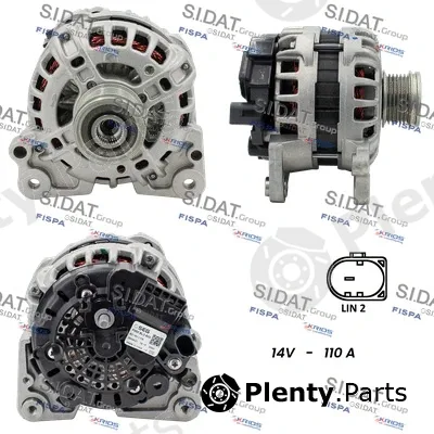 Sidat A12BH0538 — Alternator