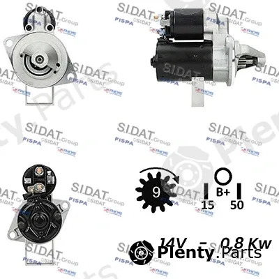 Sidat S12LU0455A2 — Starter