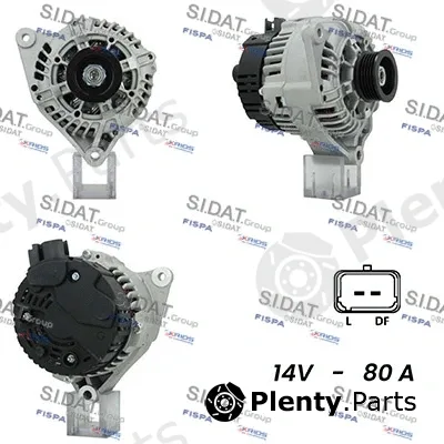 Sidat A12VA0182A2 — Alternator