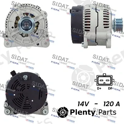 Sidat A12BH0836A2 — Alternator