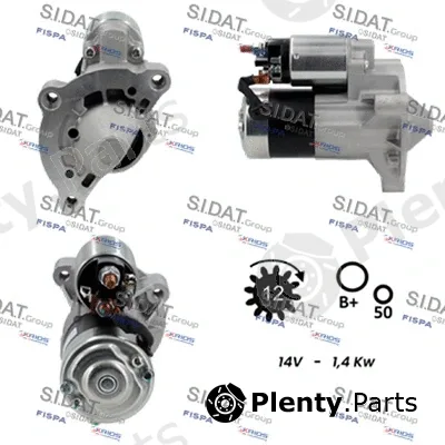 Sidat S12MH0344A2 — Starter