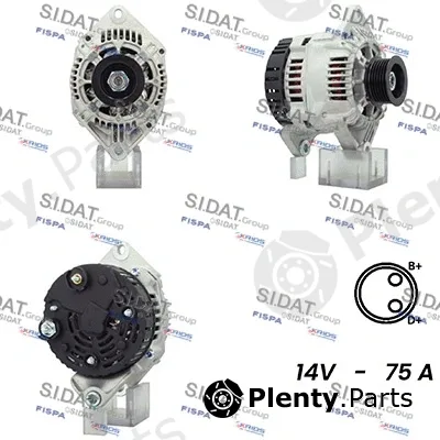 Sidat A12VA1008A2 — Alternator