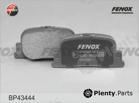 Fenox BP43444 — Brake Pad Set, disc brake