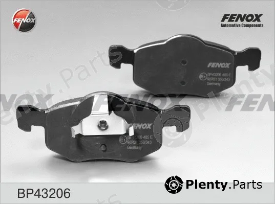 Fenox BP43206 — Brake Pad Set, disc brake