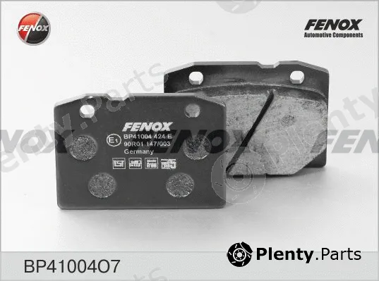 Fenox BP41004O7 — Brake Pad Set, disc brake