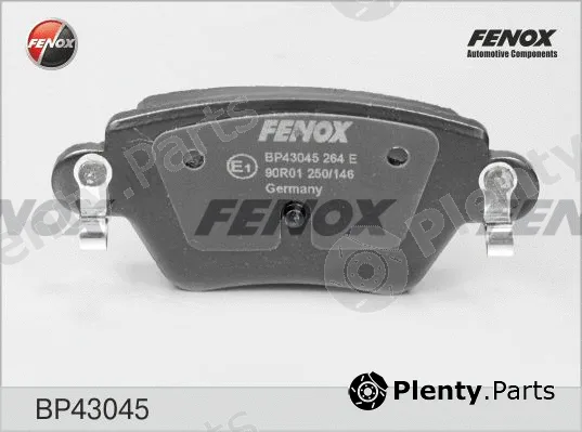 Fenox BP43045 — Brake Pad Set, disc brake