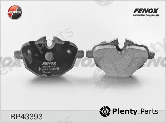 Fenox BP43393 — Brake Pad Set, disc brake