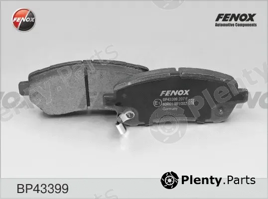 Fenox BP43399 — Brake Pad Set, disc brake