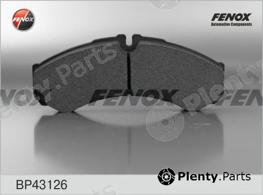 Fenox BP43126 — Brake Pad Set, disc brake