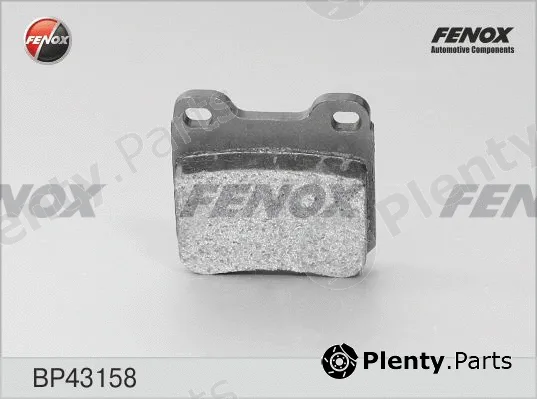 Fenox BP43158 — Brake Pad Set, disc brake