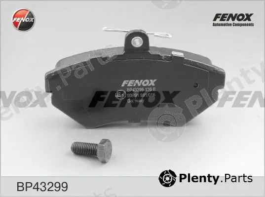 Fenox BP43299 — Brake Pad Set, disc brake