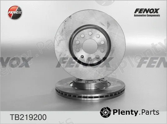 Fenox TB219200 — Brake Disc