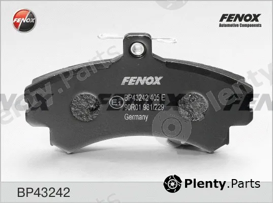 Fenox BP43242 — Brake Pad Set, disc brake