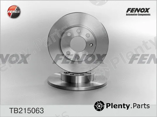 Fenox TB215063 — Brake Disc