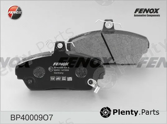 Fenox BP40009O7 — Brake Pad Set, disc brake