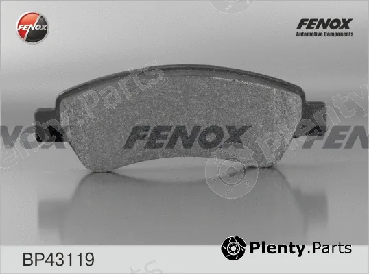 Fenox BP43119 — Brake Pad Set, disc brake