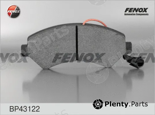 Fenox BP43122 — Brake Pad Set, disc brake