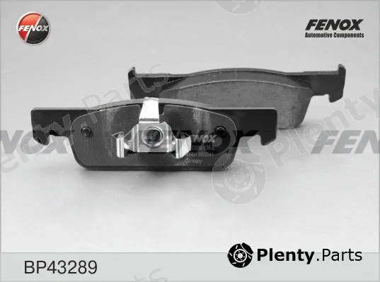 Fenox BP43289 — Brake Pad Set, disc brake