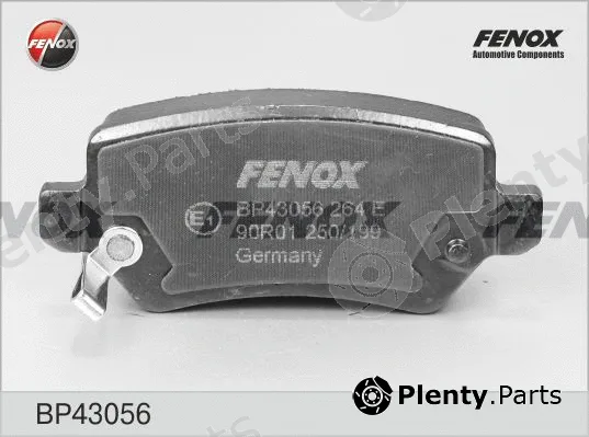 Fenox BP43056 — Brake Pad Set, disc brake
