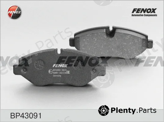 Fenox BP43091 — Brake Pad Set, disc brake