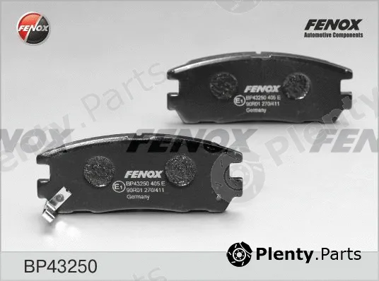 Fenox BP43250 — Brake Pad Set, disc brake